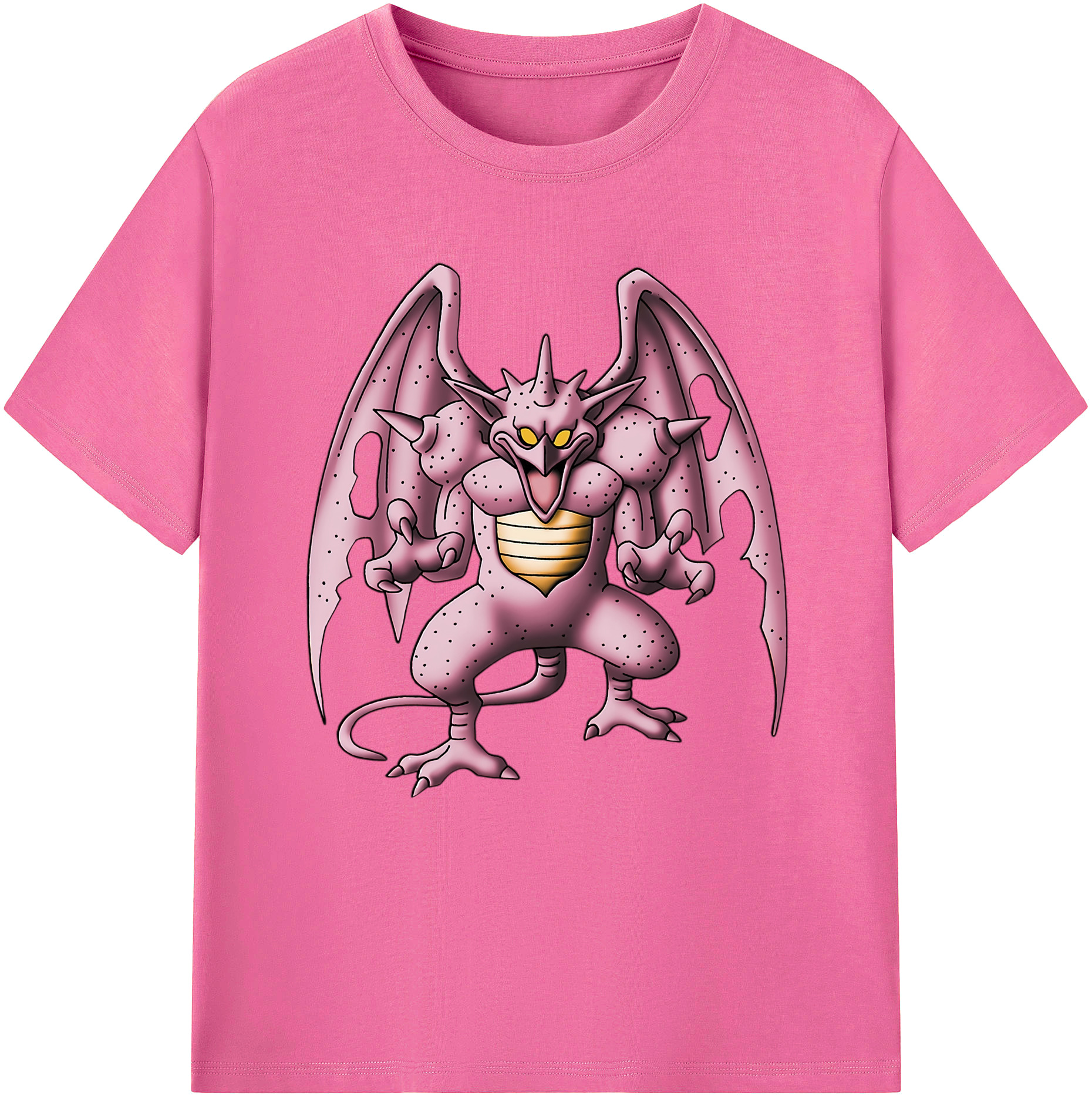 （画像用） ドラゴンクエスト Doragon Kuesuto Dragon Quest レディースカジュアルプリントTシャツ（綿100％）